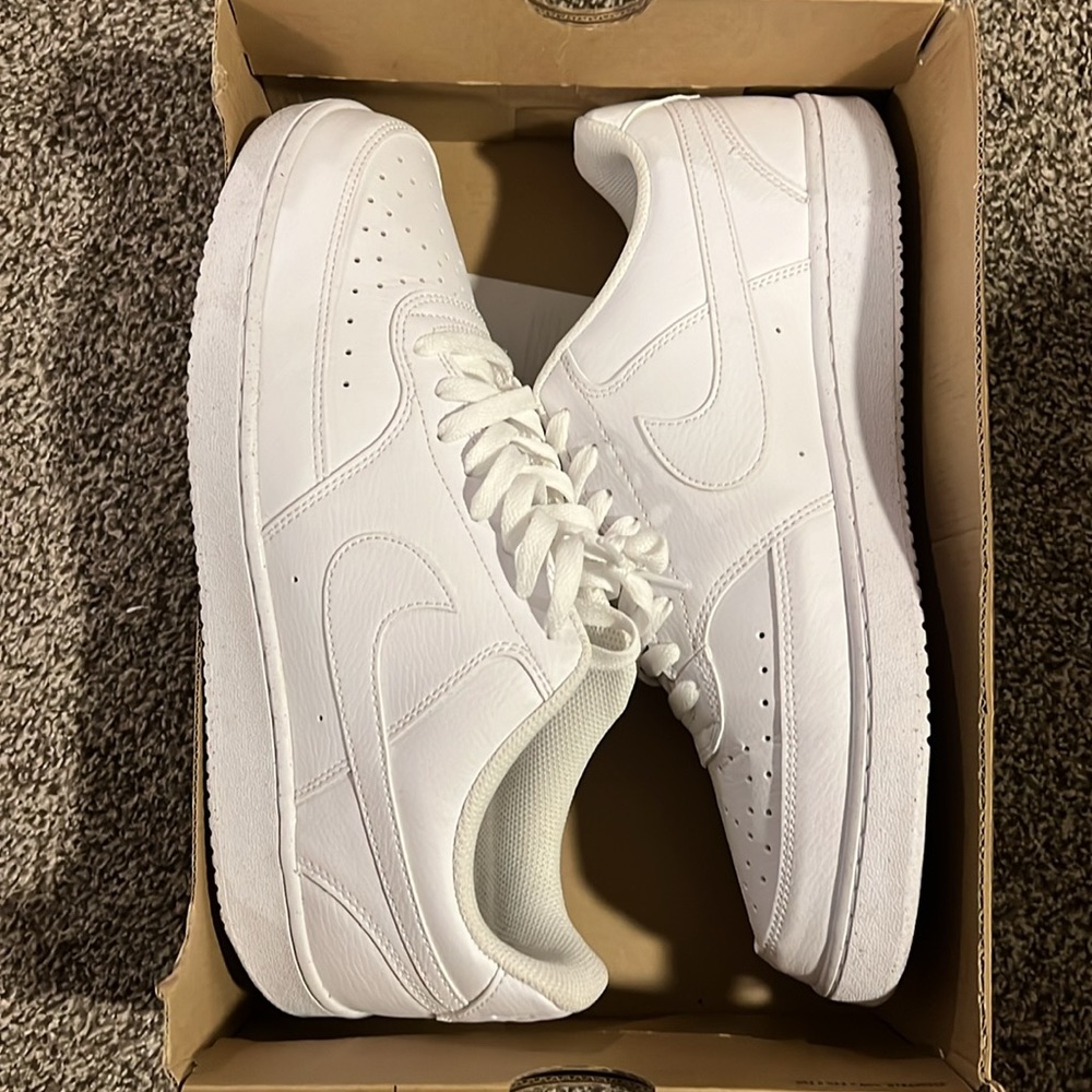 Nike Court Vision Lo White Mens Size 12